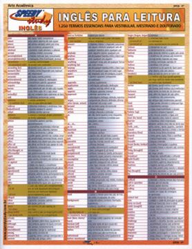 Imagem de INGLES PARA LEITURA - 1250 TERMOS ESSENCIAIS PARA VESTIBULAR, MESTRADO E DOUTORADO