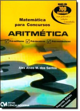 Imagem de MATEMATICA PARA CONCURSOS - ARITMETICA  2ª EDICAO