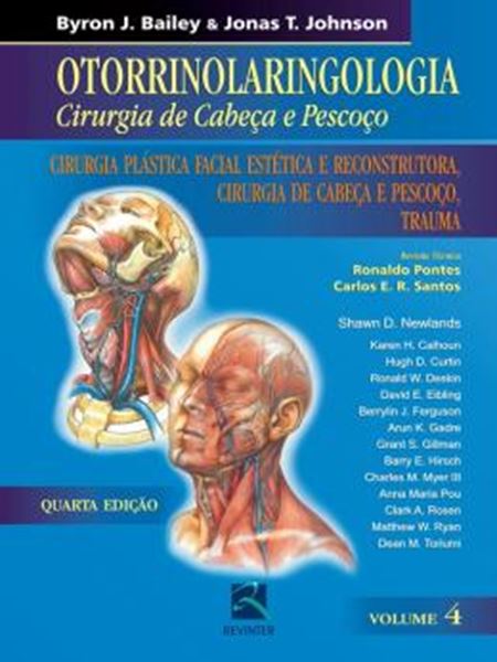 Picture of OTORRINOLARINGOLOGIA - CIRURGIA DE CABECA E PESCOCO - CIRURGIA PLASTICA FACIAL ESTETICA E RECONSTRUTORA, CIRURGIA DA CABECA E PESCOCO, TRAUMA - VOLUME 4