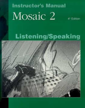 Imagem de MOSAIC 2 LIST./SPEAK.INST.MANUAL - 4TH ED