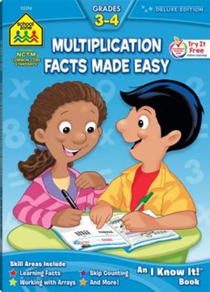 Picture of MULTIPLICATION FACTS MADE EASY 3-4