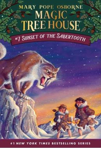 Picture of MAGIC TREE HOUSE #7 - SUNSET OF THE SABERTOOTH