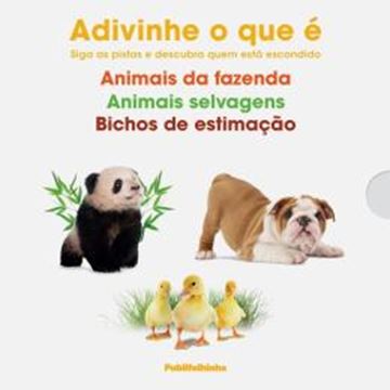 Imagem de ANIMAIS NA FAZENDA - ANIMAIS SELVAGENS - BICHOS DE ESTIMACAO - KIT ADVINHE O QUE E - 2