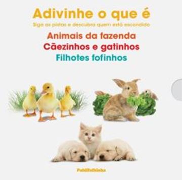 Imagem de ANIMAIS SELVAGENS - CAEZINHOS E GATINHOS - FILHOTES FOFINHOS - KIT ADVINHE O QUE E - 3