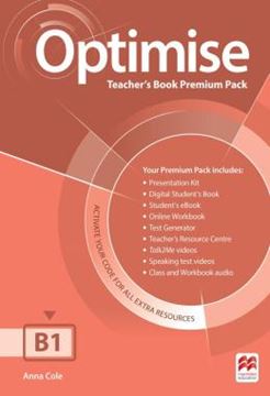 Imagem de OPTIMISE B1 TEACHER´S BOOK PREMIUM PACK - 1ST ED