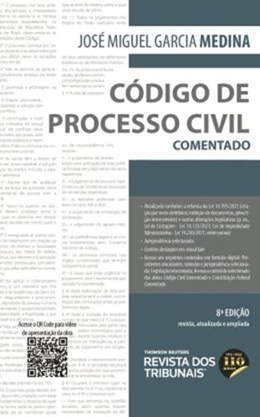 Picture of CODIGO DE PROCESSO CIVIL COMENTADO - 8ª ED