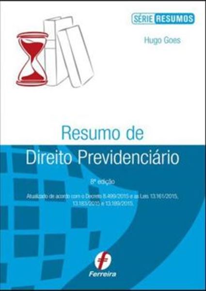 Picture of RESUMO DE DIREITO PREVIDENCIARIO - 8ª ED