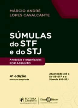 Imagem de SUMULAS DO STF E STJ ANOTADAS E ORGANIZADAS POR ASSUNTO - 4ª ED