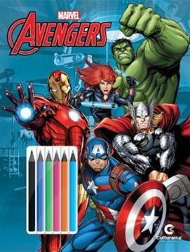 Imagem de VINGADORES - LER E COLORIR COM BLISTER