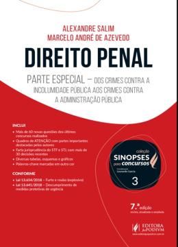 Imagem de SINOPSES PARA CONCURSOS - VOL. 3 - DIREITO PENAL - PARTE ESPECIAL - 7ª ED