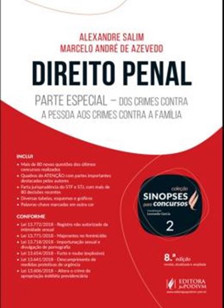 Picture of SINOPSES PARA CONCURSOS - VOL. 2 - DIREITO PENAL - PARTE ESPECIAL - 8ª ED