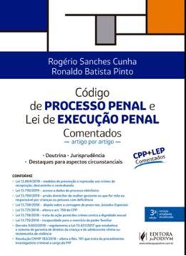 Imagem de CODIGO DE PROCESSO PENAL E LEI DE EXECUCAO PENAL COMENTADOS - ARTIGO POR ARTIGO - 3ª ED