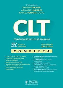 Imagem de CLT - CONSOLIDACAO DAS LEIS DO TRABALHO - 23ª ED.