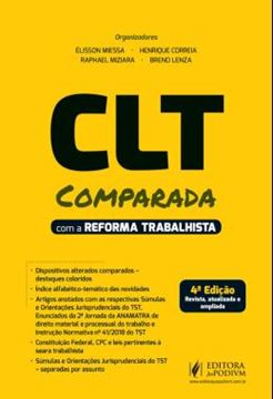Imagem de CLT COMPARADA COM A REFORMA TRABALHISTA - 4ª ED