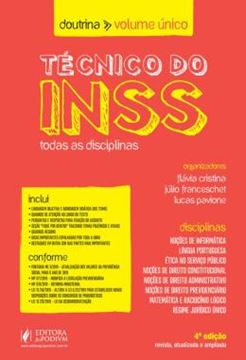 Imagem de TECNICO DO INSS - TODAS AS DISCIPLINAS - 4ª ED