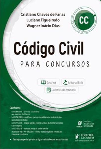 Picture of CODIGO CIVIL PARA CONCURSOS (CC) - 8ª ED