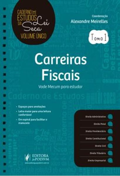 Picture of CARREIRAS FISCAIS - VADE MECUM PARA ESTUDAR - TOMO I