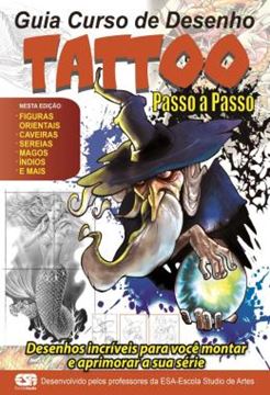 Imagem de GUIA CURSO DE DESENHO TATTOO - PASSO A PASSO