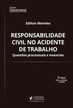 Imagem de RESPONSABILIDADE CIVIL NO ACIDENTE DE TRABALHO - QUESTOES PROCESSUAIS E MATERIAIS