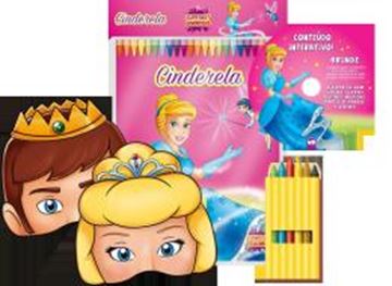 Imagem de SUPERKIT DIVERTIDO - CINDERELA C/ GIZ DE CERA