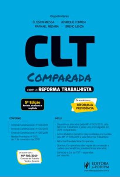 Picture of CLT COMPARADA COM A REFORMA TRABALHISTA
