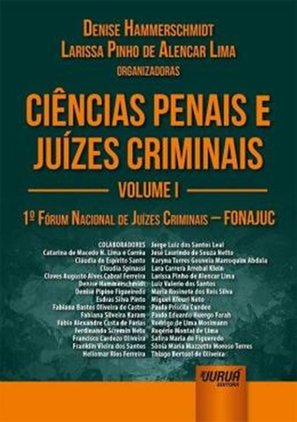 Picture of CIENCIAS PENAIS E JUIZES CRIMINAIS - VOLUME I