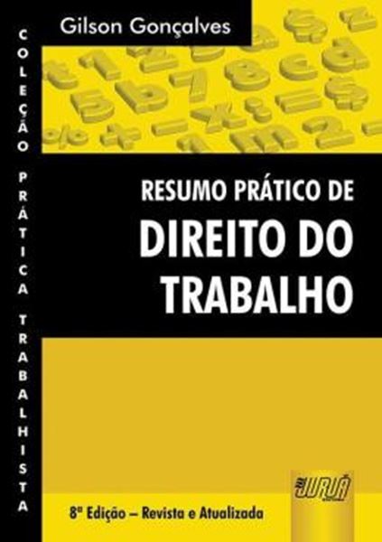 Picture of RESUMO PRATICO DE DIREITO DO TRABALHO