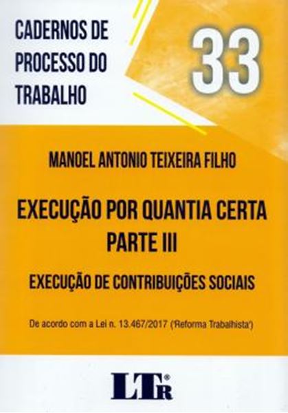 Picture of CADERNOS DE PROCESSO DO TRABALHO Nº 33