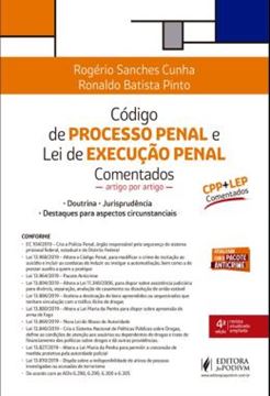 Imagem de CODIGO DE PROCESSO PENAL E LEI DE EXECUCAO PENAL COMENTADOS
