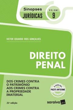Imagem de SINOPSES - DIREITO PENAL - DOS CRIMES CONTRA O PATRIMONIO - VOL. 09 - 21ª EDICAO 2020