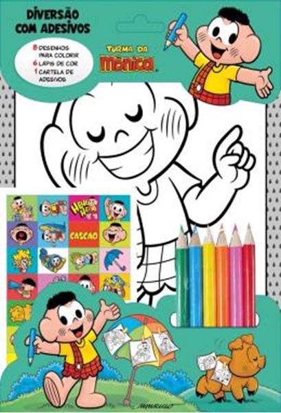 Picture of TURMA DA MONICA - DIVERSAO COM ADESIVOS - CASCAO