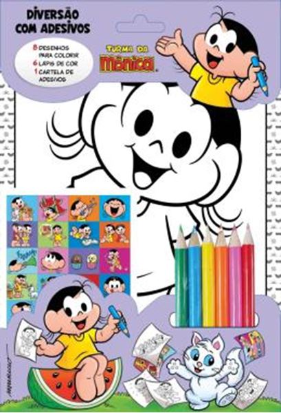 Picture of TURMA DA MONICA - DIVERSAO COM ADESIVOS - MAGALI