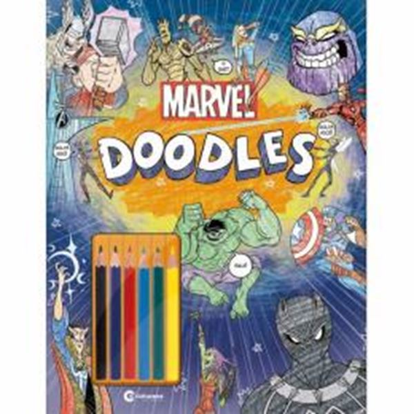 Picture of MARVEL DOODLES - LER E COLORIR COM LAPIS