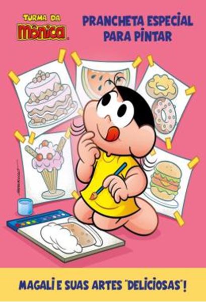 Picture of TURMA DA MONICA - PRANCHETA ESPECIAL PARA PINTAR - MAGALI