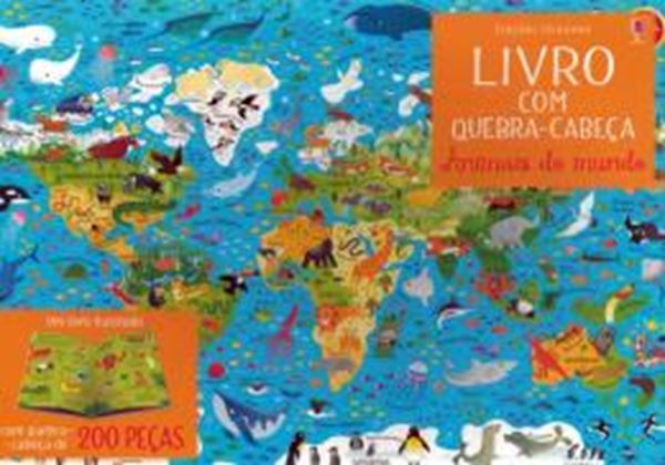 Picture of ANIMAIS DO MUNDO: LIVRO COM QUEBRA-CABECA