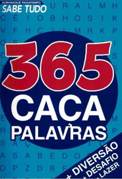 Picture of ALMANAQUE PASSATEMPOS SABE-TUDO - 365 CACA-PALAVRAS VOL. 1