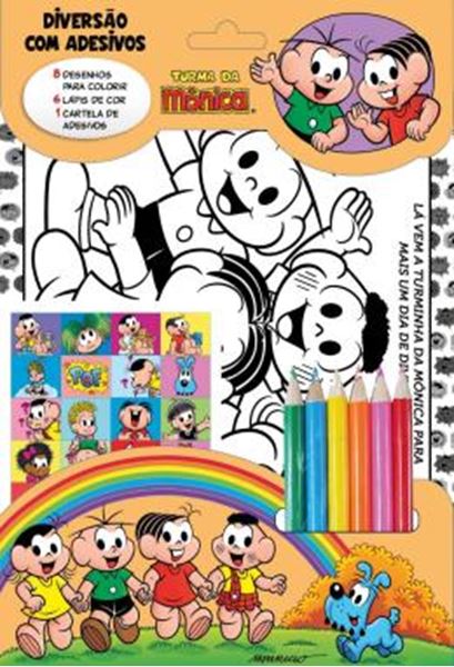 Picture of TURMA DA MONICA - DIVERSAO COM ADESIVOS - 7ª ED.