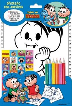 Imagem de TURMA DA MONICA - DIVERSAO COM ADESIVOS - MONICA E CEBOLINHA
