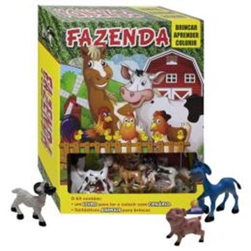 Imagem de BRINCAR-APRENDER-COLORIR - FAZENDA