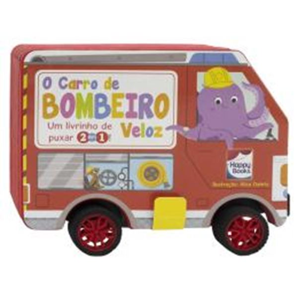 Picture of UM LIVRINHO DE PUXAR 2EM1! O CARRO DE BOMBEIRO VELOZ