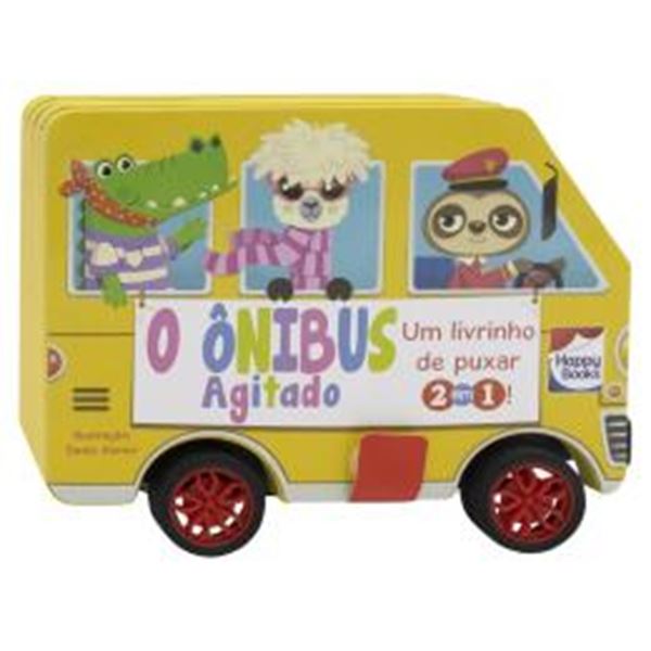 Picture of UM LIVRINHO DE PUXAR 2EM1! O ONIBUS AGITADO