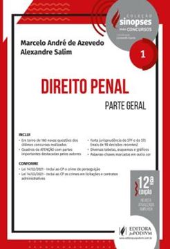 Imagem de SINOPSES PARA CONCURSOS - DIREITO PENAL - PARTE GERAL - VOLUME 1