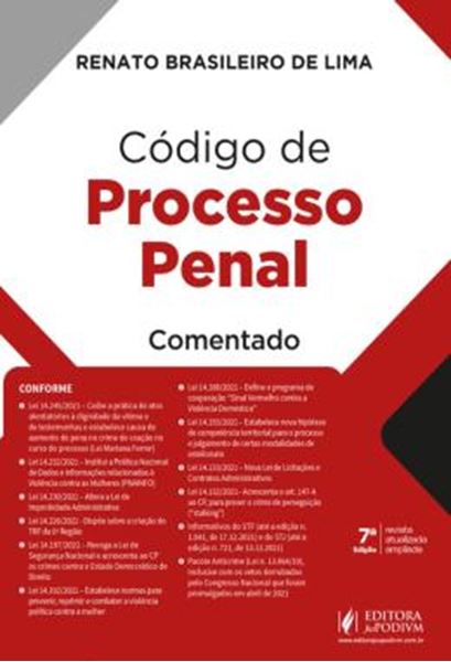 Picture of CODIGO DE PROCESSO PENAL COMENTADO - 7ª ED