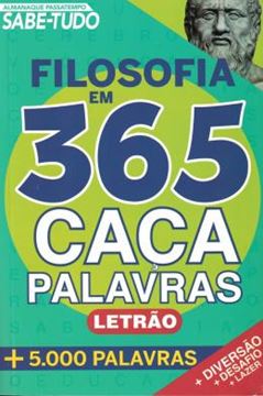 Imagem de ALMANAQUE PASSATEMPO SABE TUDO 365 CACA PALAVRAS