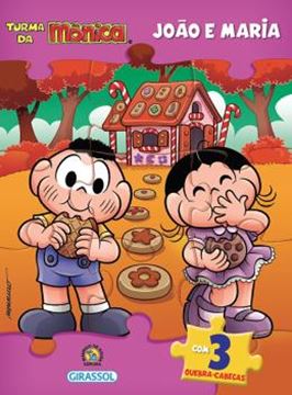 Imagem de TURMA DA MONICA LIVRO QUEBRA-CABECA - JOAO E MARIA