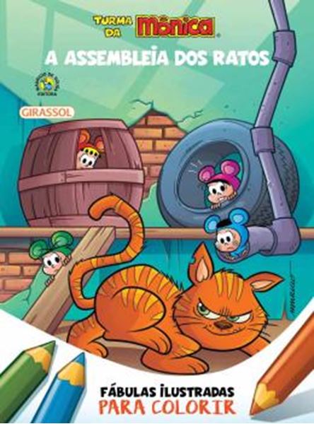 Picture of TURMA DA MONICA - FABULAS ILUSTRADAS PARA COLORIR - A ASSEMBLEIA DOS RATOS