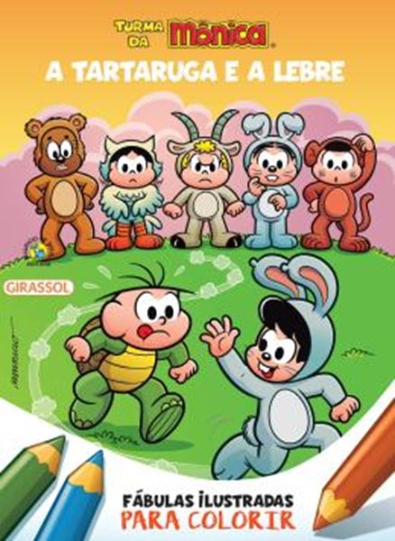 Picture of TURMA DA MONICA - FABULAS ILUSTRADAS PARA COLORIR - A TARTARUGA E A LEBRE