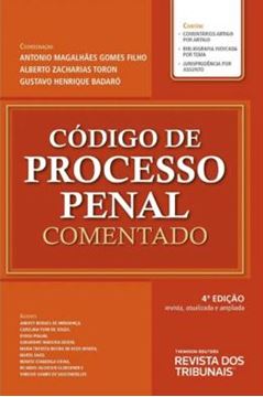 Imagem de CODIGO DE PROCESSO PENAL COMENTADO - 4ª ED