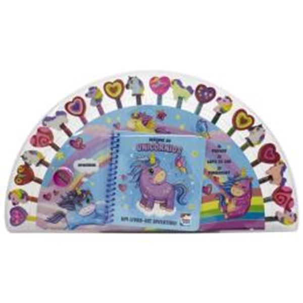 Picture of UM LIVRO-KIT DIVERTIDO! DESENHE OS UNICORNIOS