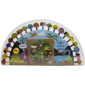 Imagem de UM LIVRO-KIT DIVERTIDO! DESENHE OS DINOSSAUROS